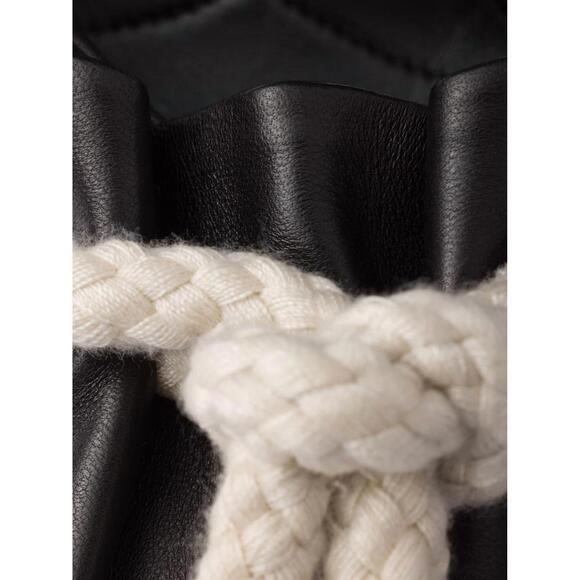 NEW PRADA women's rope detail sandals in black - Picture 6 of 7
